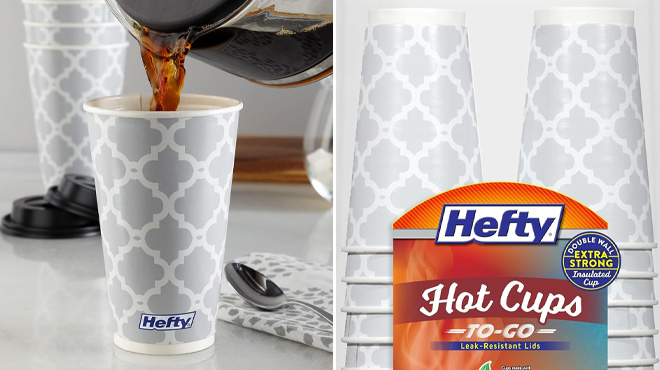 Hefty Paper Disposable Hot Cups