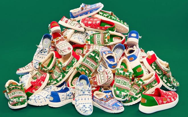 Hey Dude Holiday Shoes