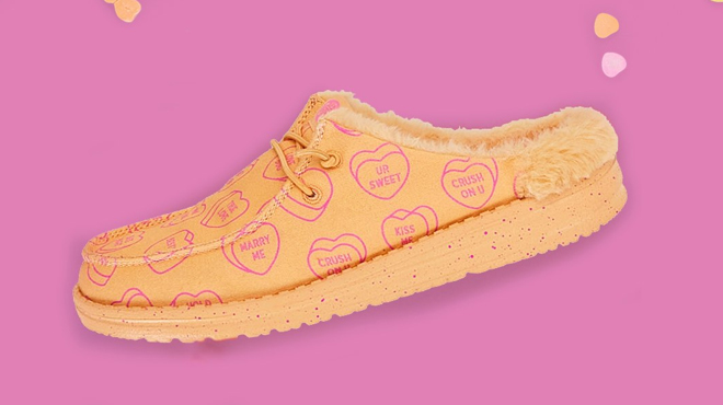 Hey Dude Wendy Slip x Sweethearts in Sweethearts Pink Color