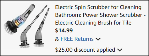 Highyes Electric Spin Scrubber Checkout