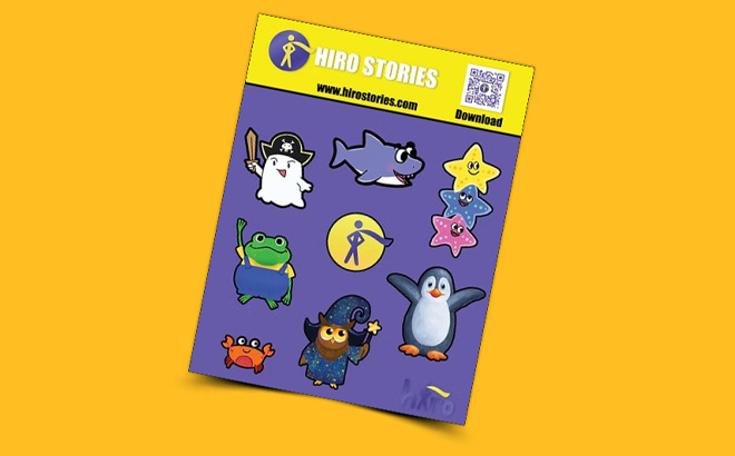 Hiro Stories Sticker Sheet