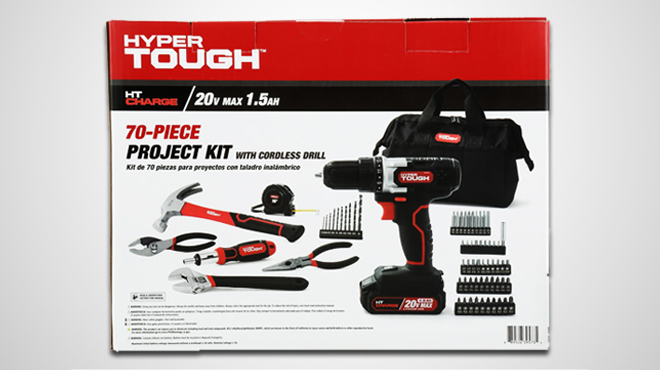 Hyper Tough 70 Piece Home Tool Set