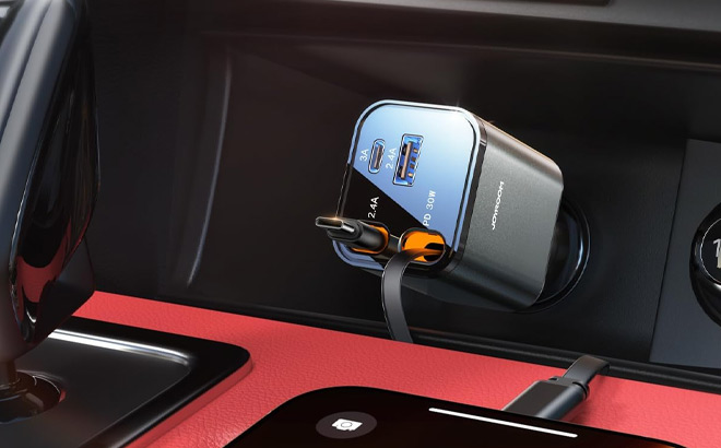 Joyroom Retractable Car Charger