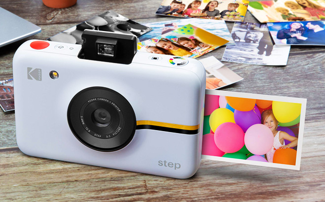 Kodak Step Instant Print Camera in White Kodak Step Instant Print Camera in White