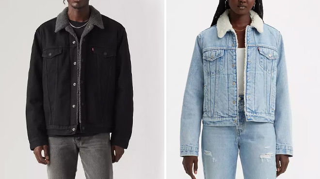 Levis Type Sherpa Trucker Jackets