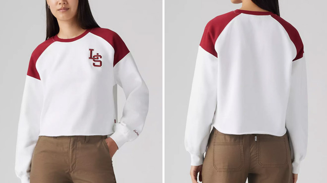 Levis Womens Campout Crew Sweatshirts Levis Womens Campout Crew Sweatshirts