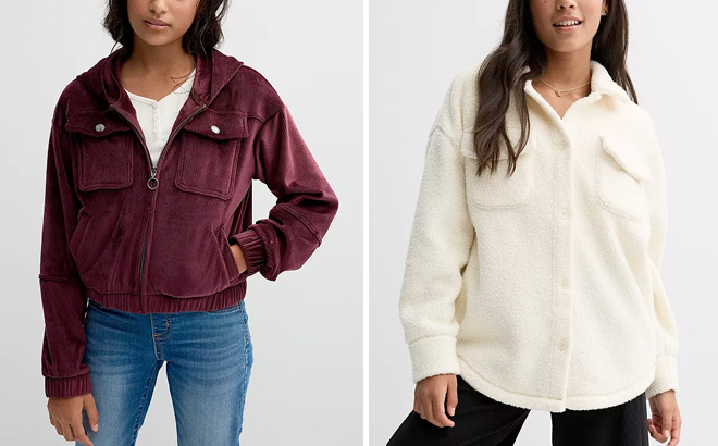 Limited Too Sherpa Shacket