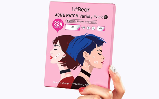 LitBear Large Pimple Patches 324 Count LitBear Large Pimple Patches 324 Count