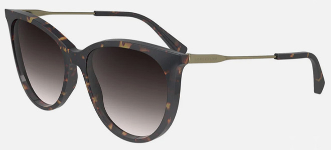 Longchamp Women's Dark Havana Sunglasses 55mm