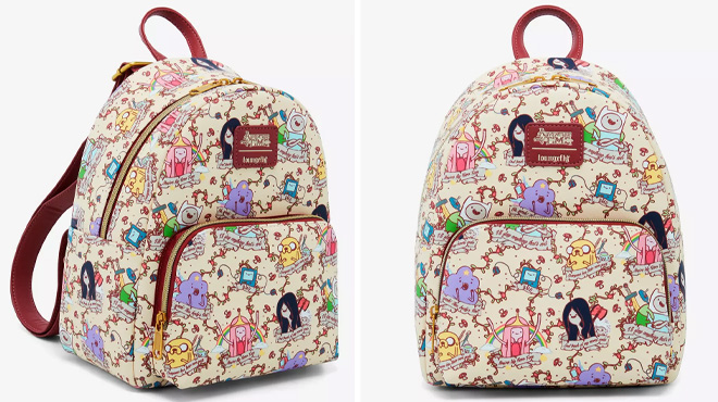 Loungefly Adventure Time Banner Mini Backpack Loungefly Adventure Time Banner Mini Backpack