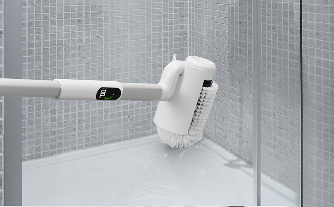 LyriFine Electric Spin Scrubber in the Bathroom