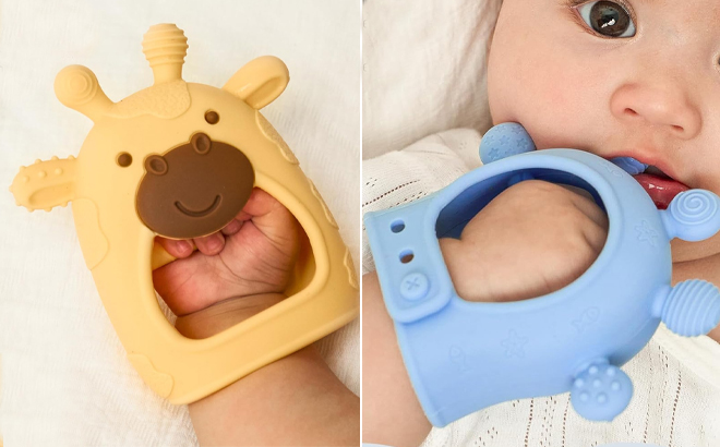 Momcozy Baby Teether Toys in Two Options
