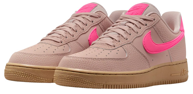 Nike Air Force 1 07 Womens Shoes in Pink Color