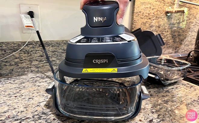 Ninja Crispi Air Fryer on a Kitchen Countertop