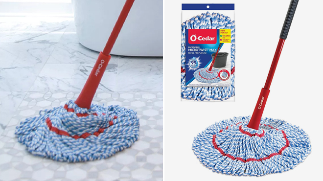 O Cedar MicroTwist Max Twist Mop with Extra Refill