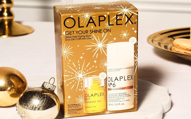 Olaplex Get Your Shine On Frizz Control Hair Styling Value Set