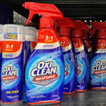 OxiClean Max Force Laundry Stain Remover Spray on a Shelf