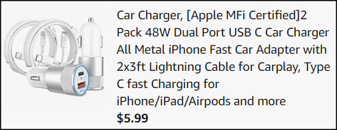 Paimain Car Charger 2 Pack Checkout Paimain Car Charger 2 Pack Checkout