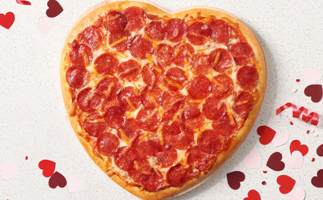 Papa Murphys Heart Shaped Pizza