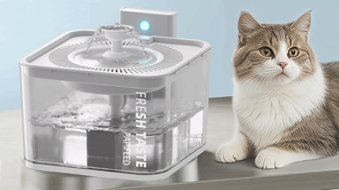 Pet Water Fountain with Motion Sensor Pet Water Fountain with Motion Sensor