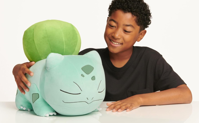 Pokemon 14 Inch Bulbasaur Sleeping Plush