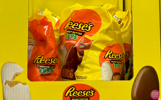 Reeses Peanut Butter Easter Eggs Candy Bags