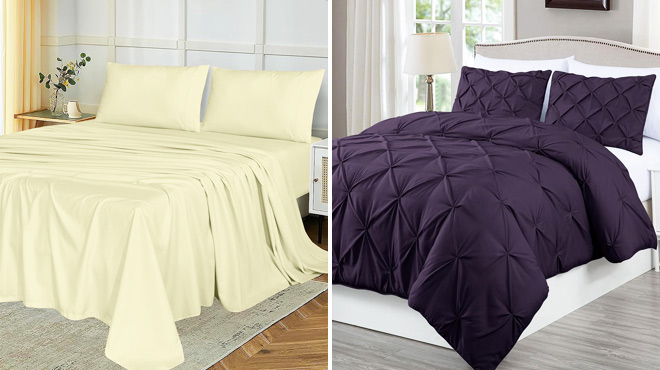 Ruvanti Full Size 4 Piece Sheets Set Ruvanti Full Size 4 Piece Sheets Set