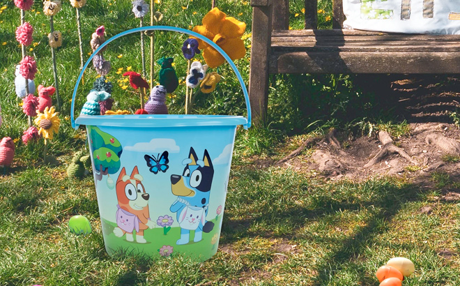 Ruz Bluey Plastic Jumbo Easter Pail by Ruz Made with Recycled Plastic