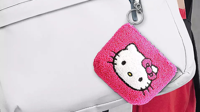 Sanrio Hello Kitty Teddy Plush Purse Keychain