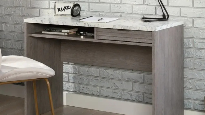 Sauder East Rock Writing Desk