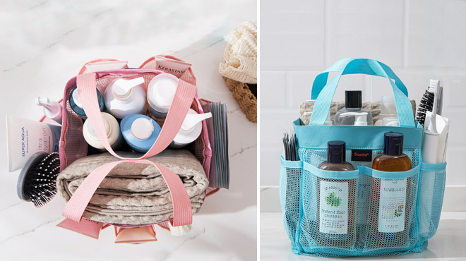 Shower Caddy Portable Tote Bag