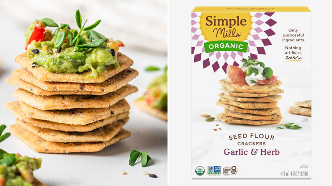Simple Mills Organic Crackers