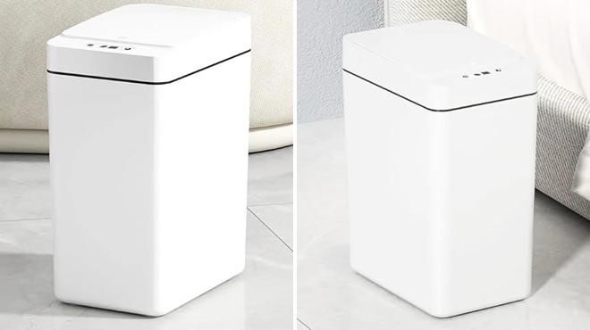 Smart Trash Bin with a Lid 2 Pack