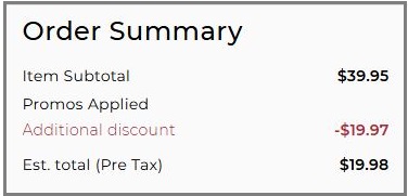 Soma Panties Checkout Summary