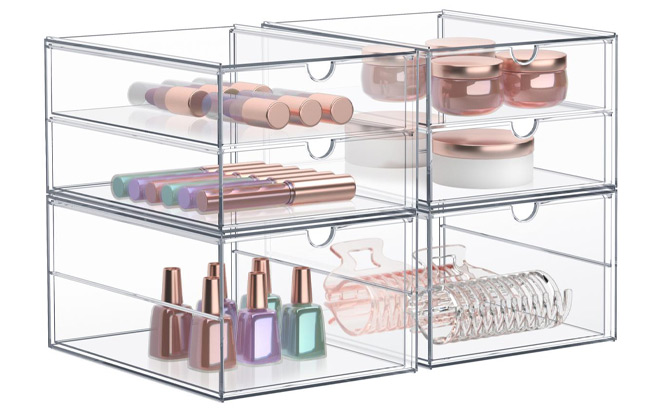Sorbus Makeup Organizer 4 Pack
