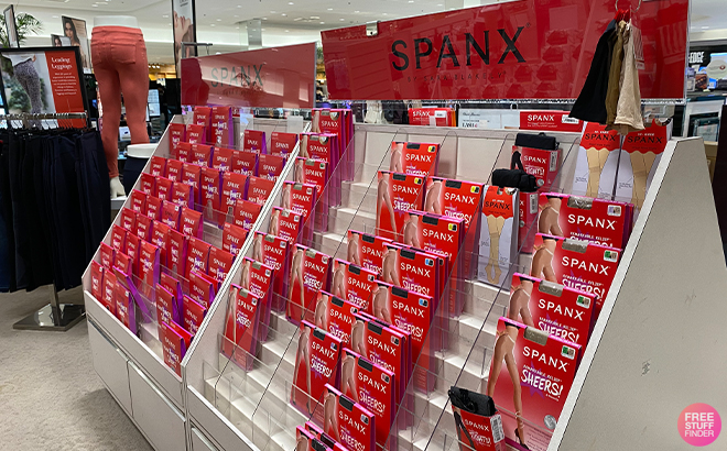 Spanx Products on Shalves at a Store