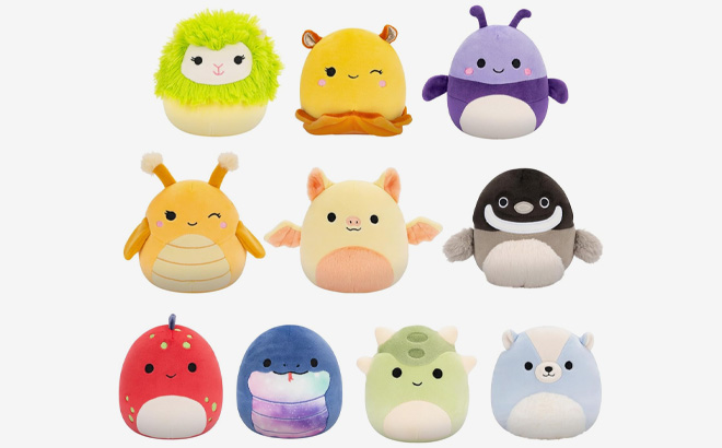 Squishmallows Original 5 Inch Plushies 10 Pack