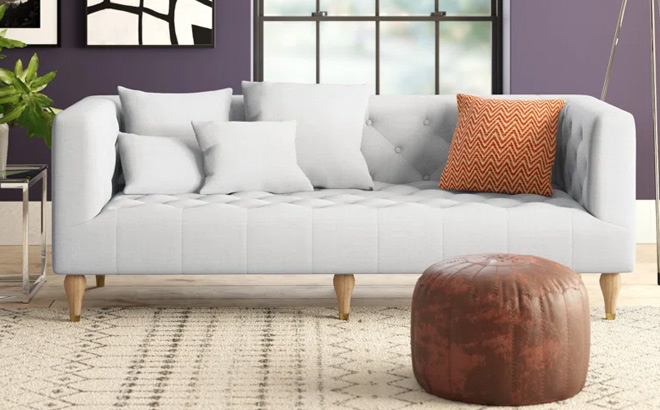 St Charles Velvet Sofa