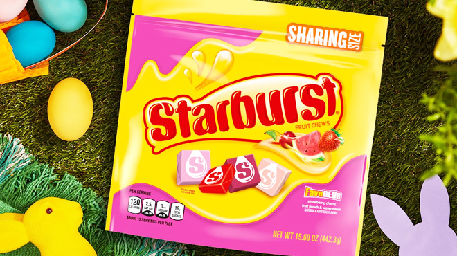 Starburst FaveREDS Fruit Chews Easter Candy