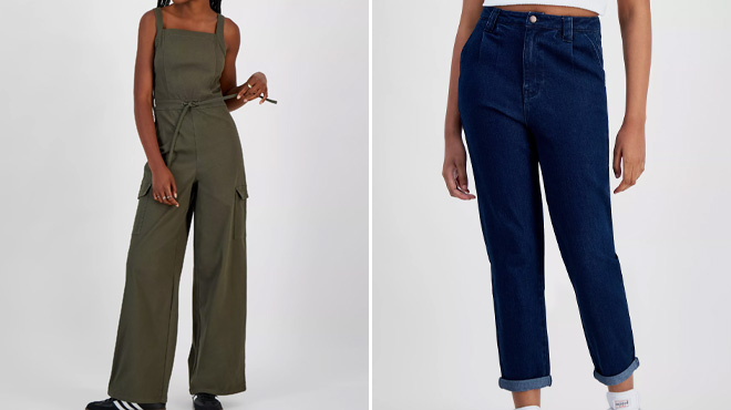 Tinseltown Cargo Jumpsuit and Jeans