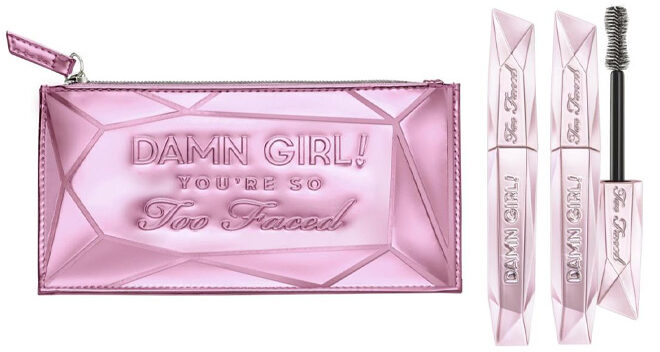 Too Faced Damn Girl Mascara Duo with Bag