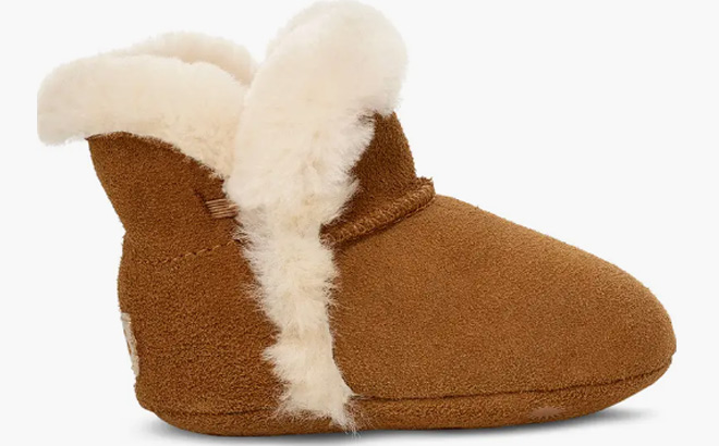 UGG Baby Lassen Genuine Shearling Crib Shoes