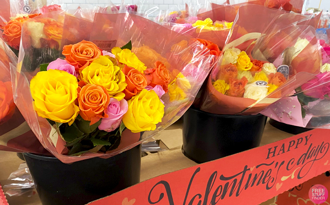 Valentines Day Roses Bouquets In Store