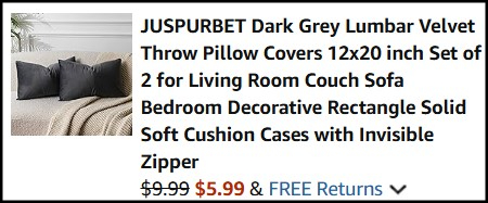 Velvet Throw Pillow Covers Checkout