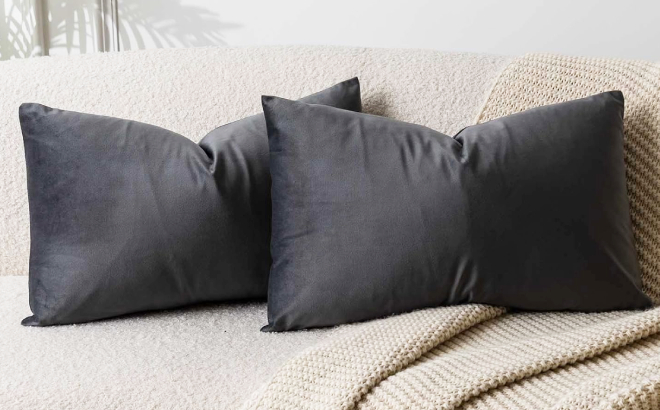 Velvet Throw Pillow Covers