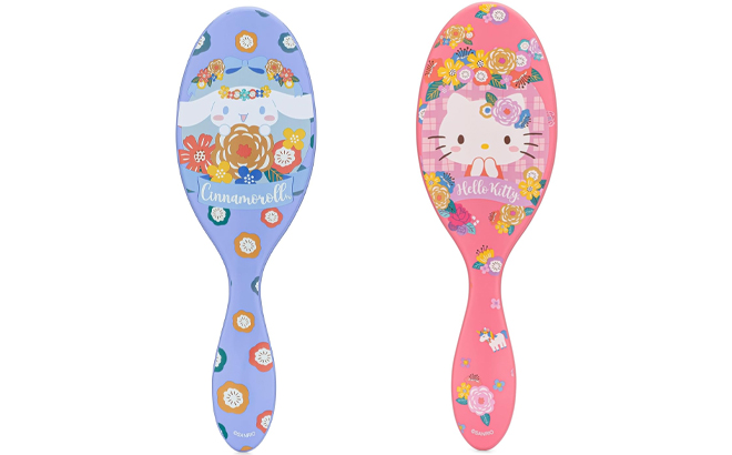 Wet Brush Hello Kitty and Friends Original Detangler Hair Brush Cinnamaroll and Hello Kitty Wet Brush Hello Kitty and Friends Original Detangler Hair Brush Cinnamaroll and Hello Kitty