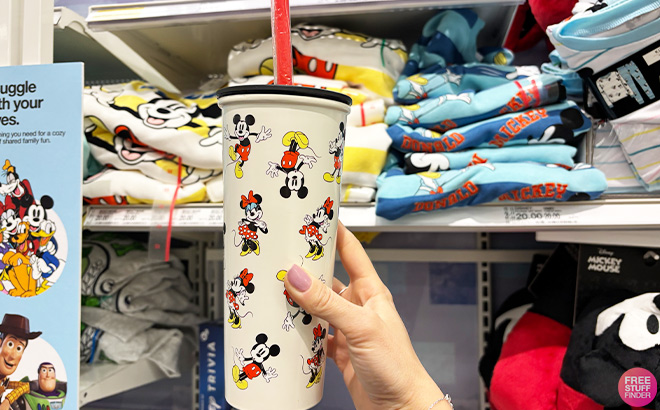 Zak Designs Minnie 24oz Cleary Straw Tumbler Zak Designs Minnie 24oz Cleary Straw Tumbler