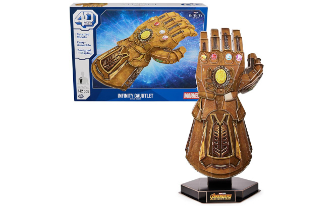 4D Build Marvel Infinity Gauntlet 142 Piece Building Set