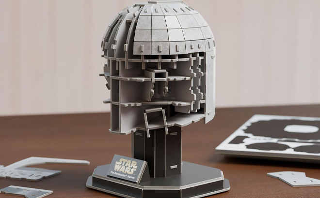 4D Build Star Wars Mandalorian Helmet 3D Model Kit 4D Build Star Wars Mandalorian Helmet 3D Model Kit