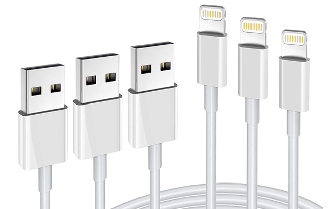 6 Foot iPhone Lightning Cable 3 Pack 6 Foot iPhone Lightning Cable 3 Pack